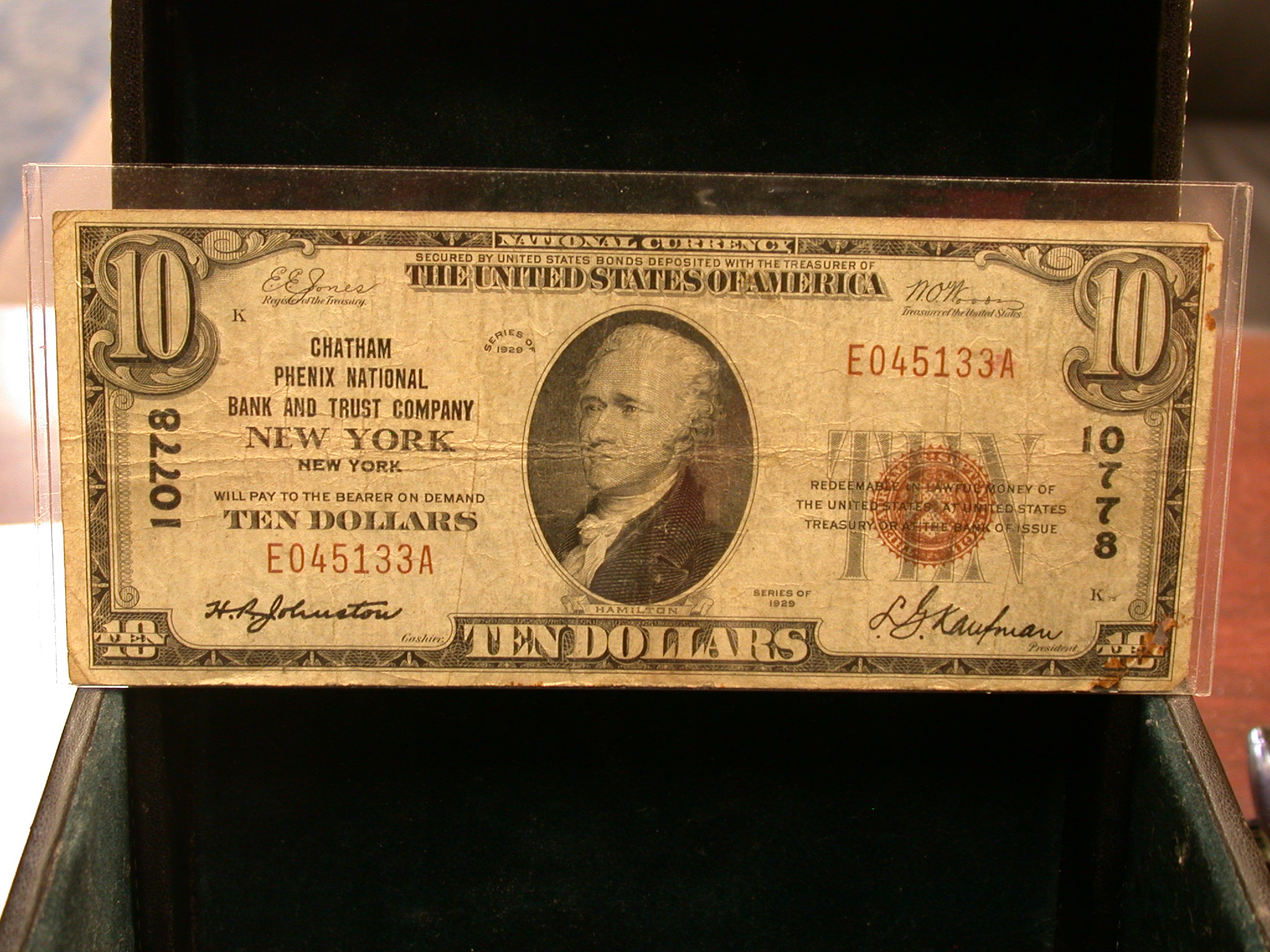 1929 $10 New York NY 10778 National! - Click Image to Close